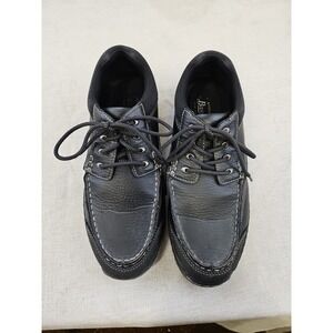 GH BASS Offense Lace Up Oxford Hiking Casual Dress Shoes Black Mens 10M